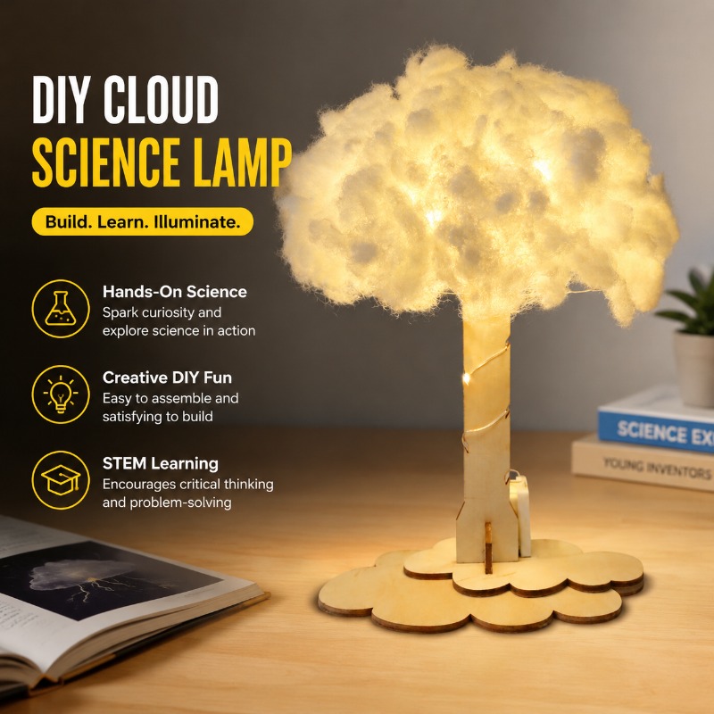 Science Project Toys Making - DIY Cloud Lamp Science Experiment Kit
