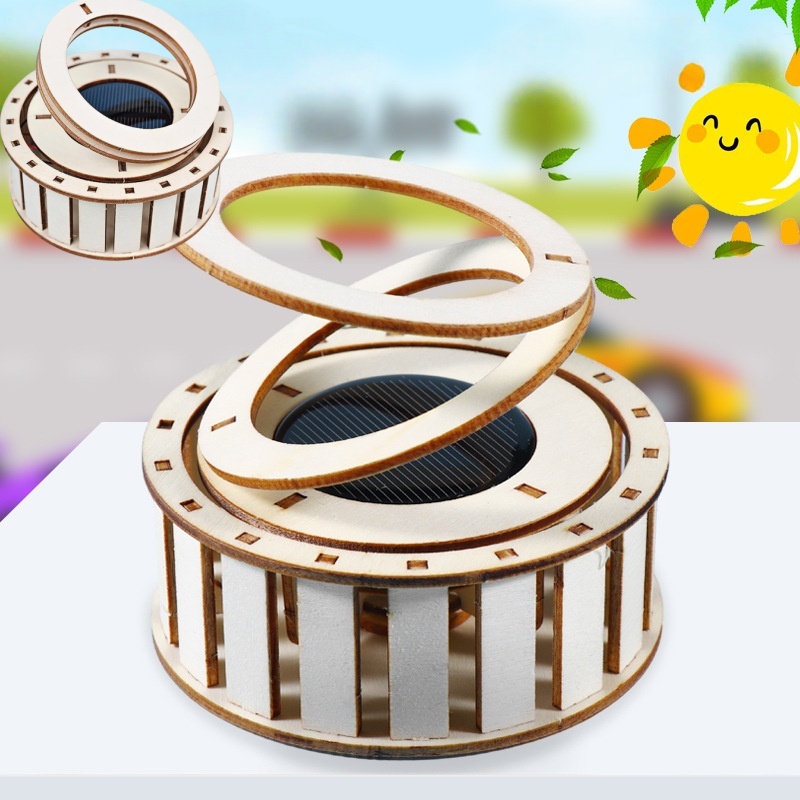 Science Toys Diy - 1 PCS DIY Solar Double Ring