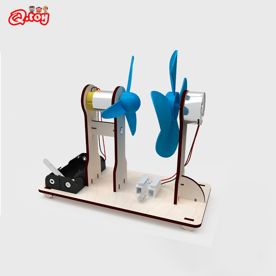 Science Project Kit - DIY Windgedreven Generator Model STEM Technologia