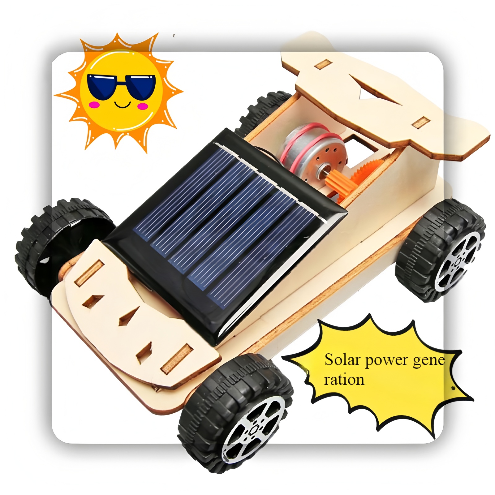 Science Max - Auto's op zonne-energie, doe-het-zelf handgemaakte montagemodellen
