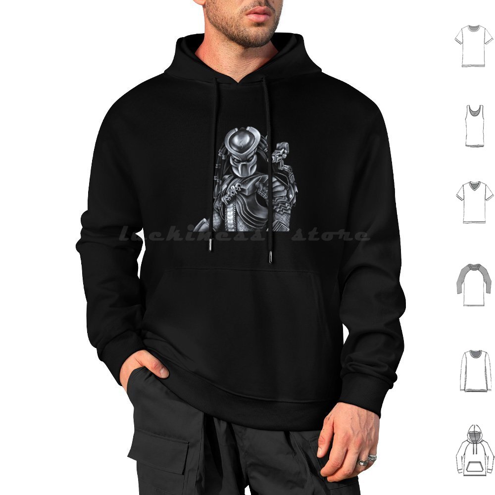 Science Hunter - Gepantserde hoodie katoen met lange mouwen