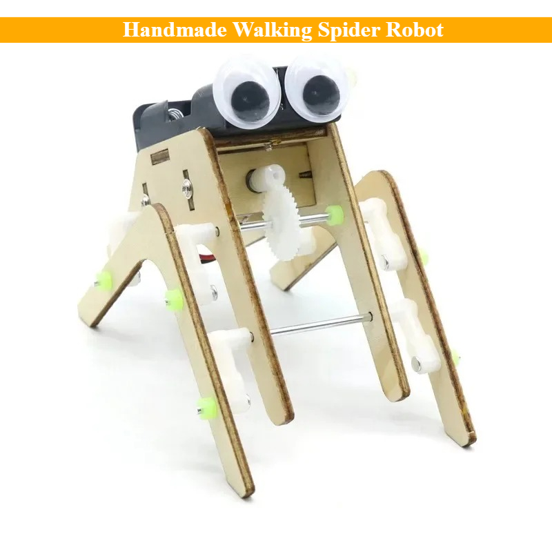 Science Diy Model - Verbeelding DIY Handgemaakte Walking Spider Robot