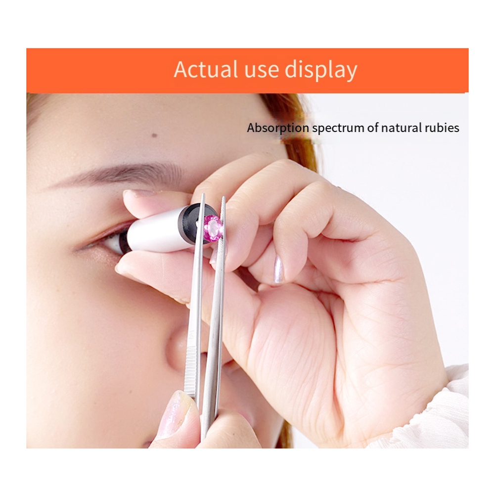 Spectroscope Handheld - Nieuwste model kleine diffractiespectroscoop edelsteen gemologische