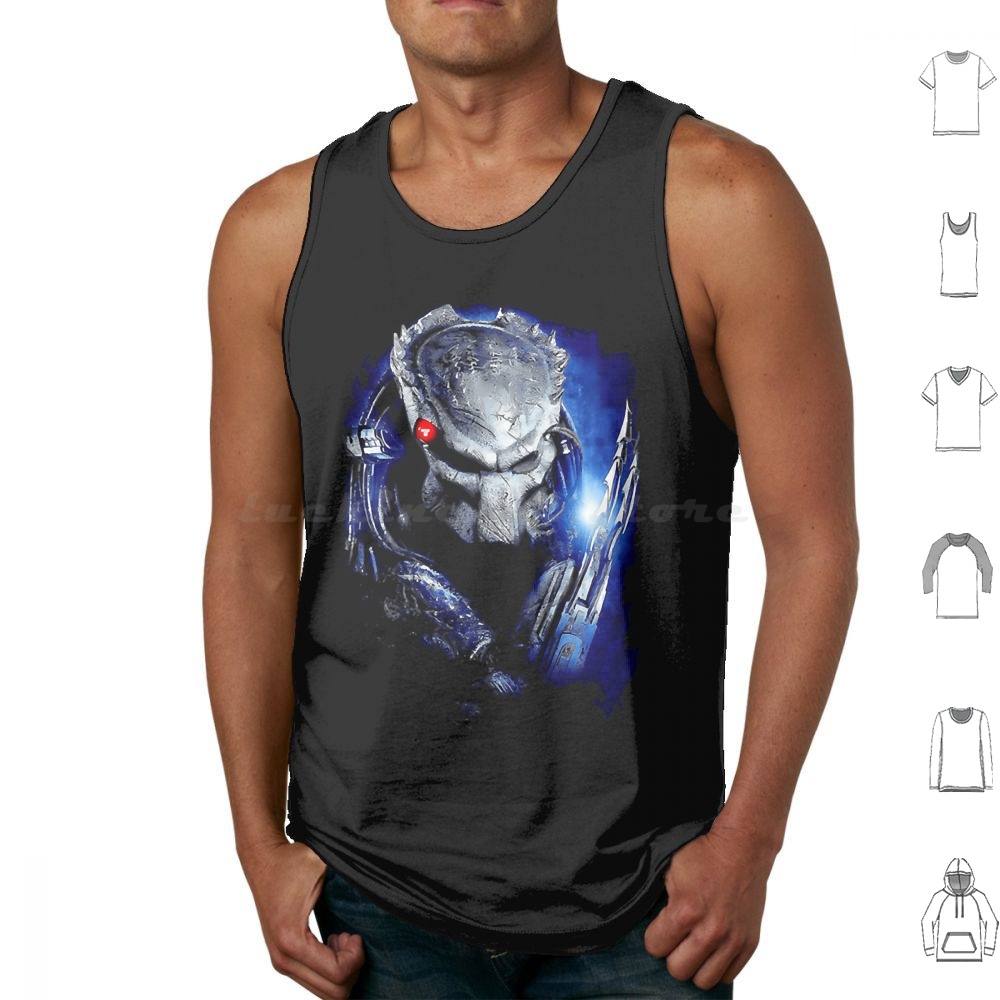 Science Hunter - The-Blue Tank Tops Vest Mouwloos De