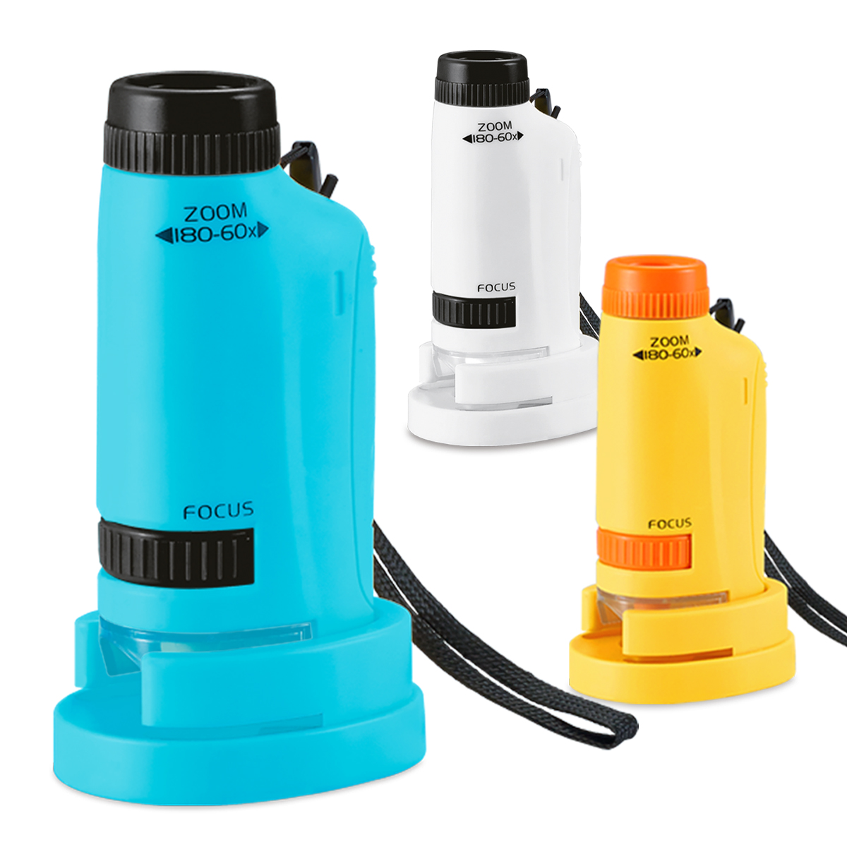 Science Max - Minicroscoop Handheld speelgoedsets, microscoop met LED-verlichting