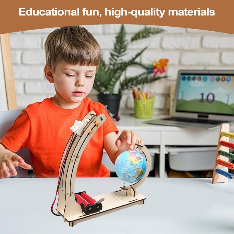 Science Project Toys Making - Houten Satelliet Model Maken Set Handwerk