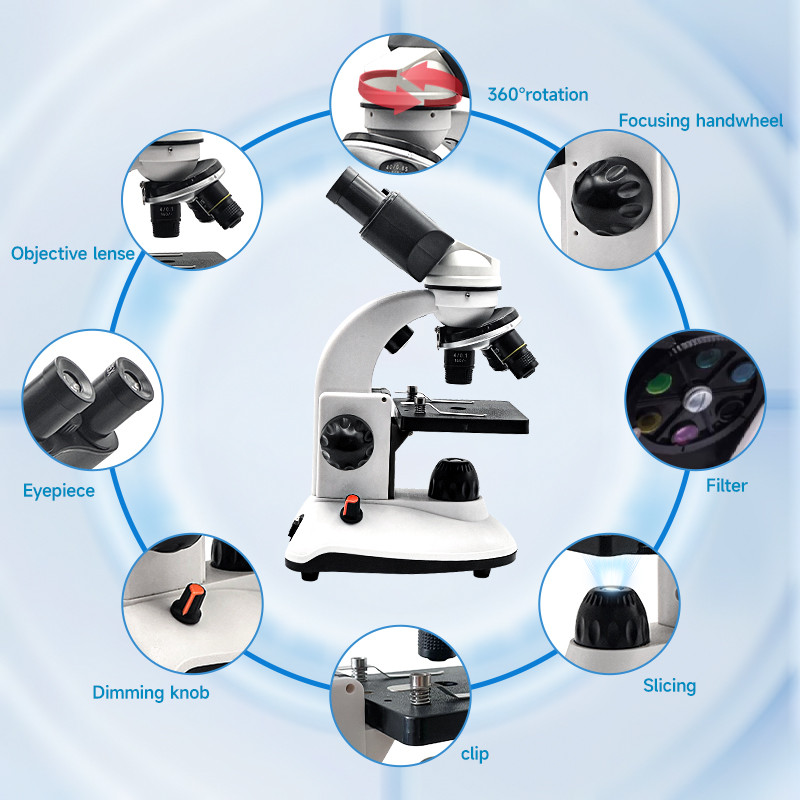 40X-1280X samengestelde binocu - Microscope Compound 40X recensie en prijs