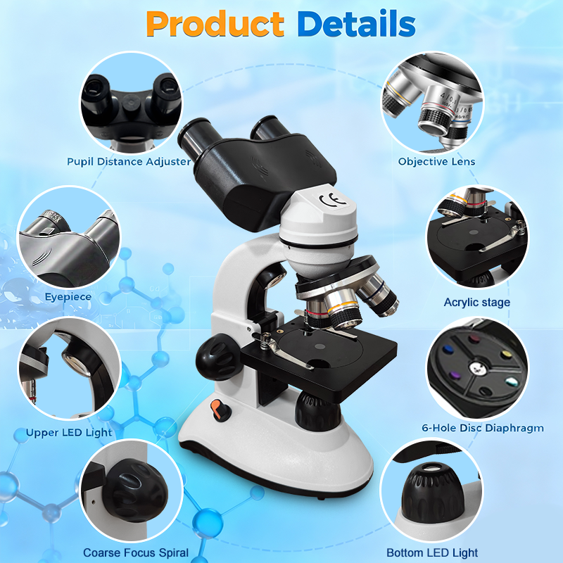 Verrekijker samengestelde micr - Microscope Compound 40X recensie en prijs
