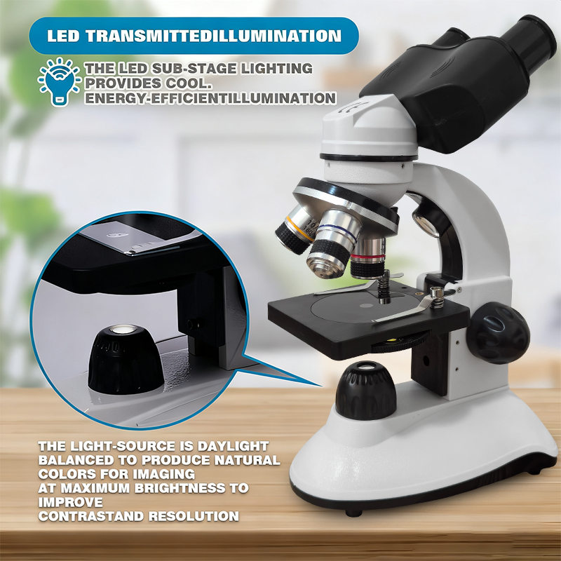 Verrekijker samengestelde micr - Microscope Compound 40X recensie en prijs