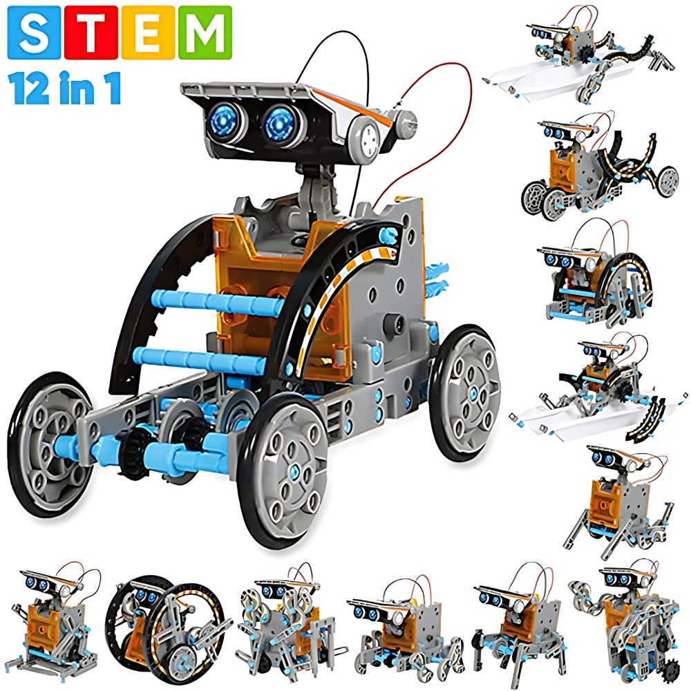 Zonne-robot bouwstenen 12 in 1 - Science Toys Diy recensie en prijs