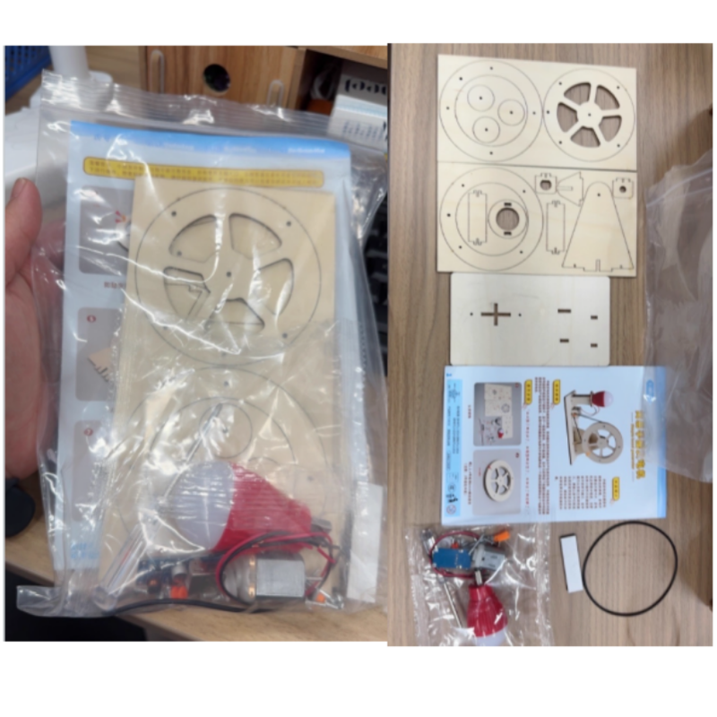 Mini DIY Hand Crank Generator  - Science Diy Model recensie en prijs
