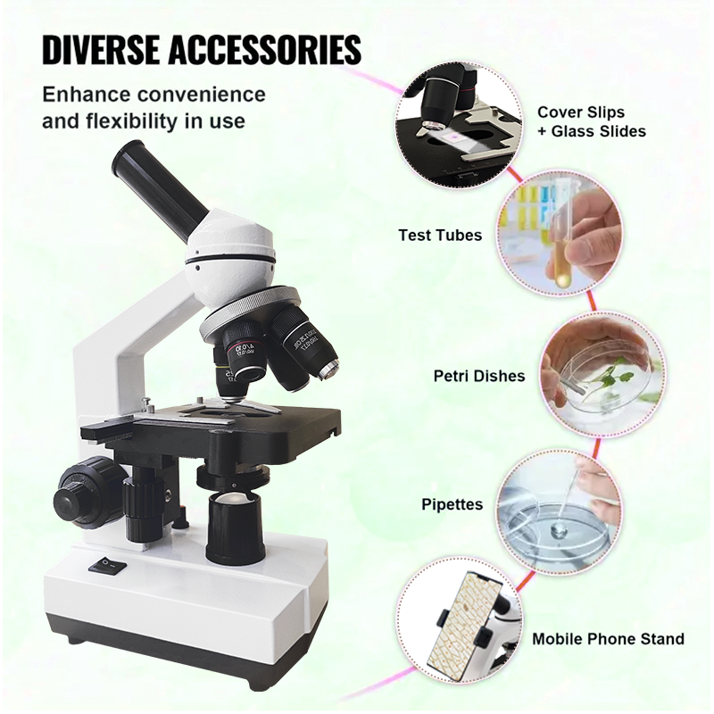 40X-2500X Professionele binocu - Microscope Compound 40X recensie en prijs