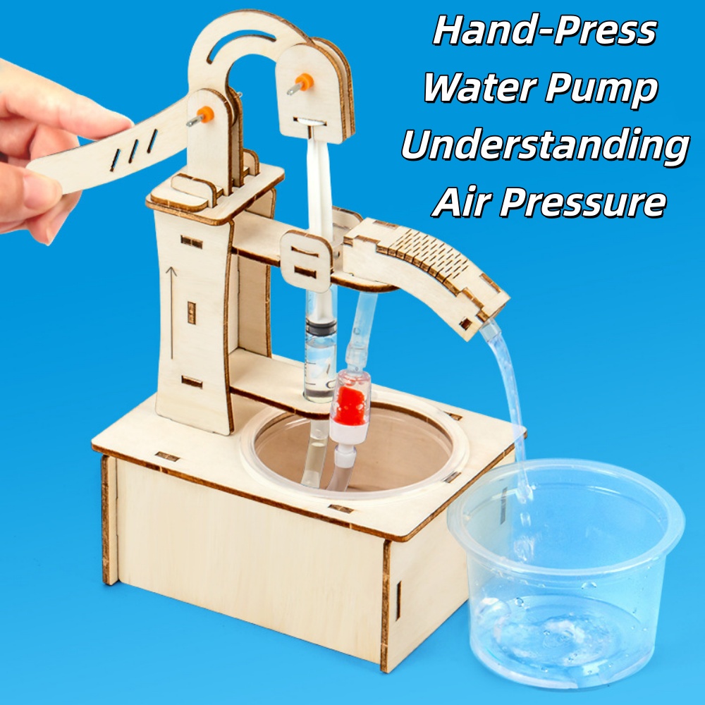 Houten DIY handpomp-wellmodel  - Science Diy Model recensie en prijs