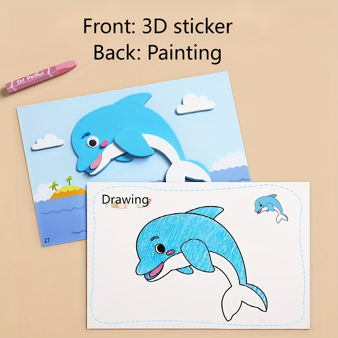 3D-stickers voor kinderen, weg - Science Toys Diy recensie en prijs