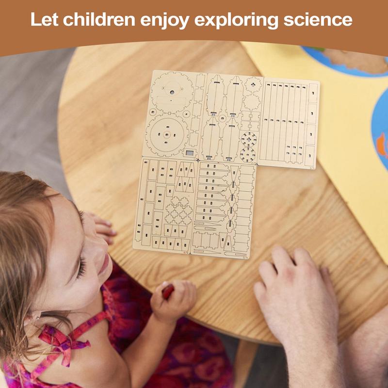 Houten Satelliet Model Maken S - Science Project Toys Making recensie en prijs