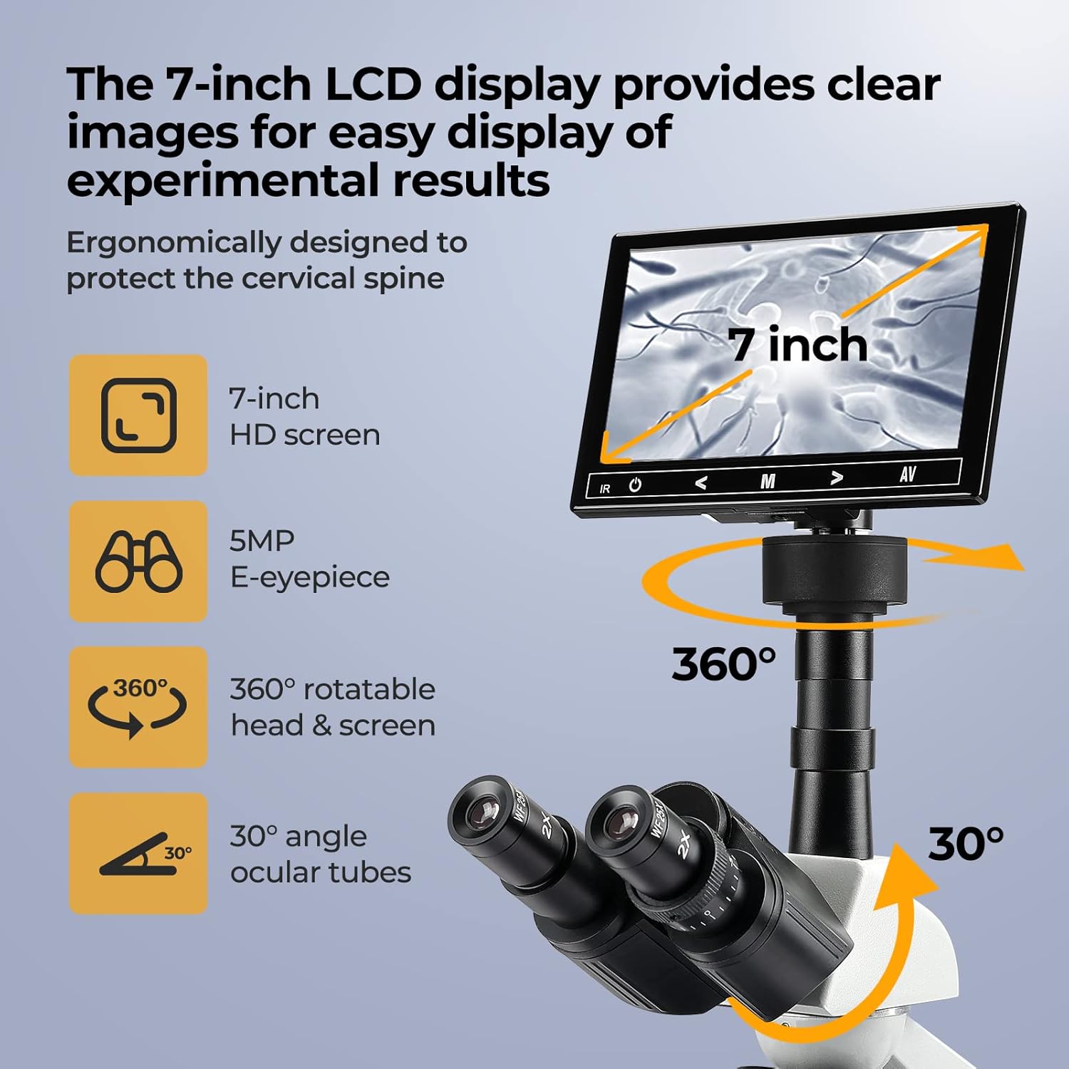 40X-2500X Trinoculaire Samenge - Microscope Compound 40X recensie en prijs